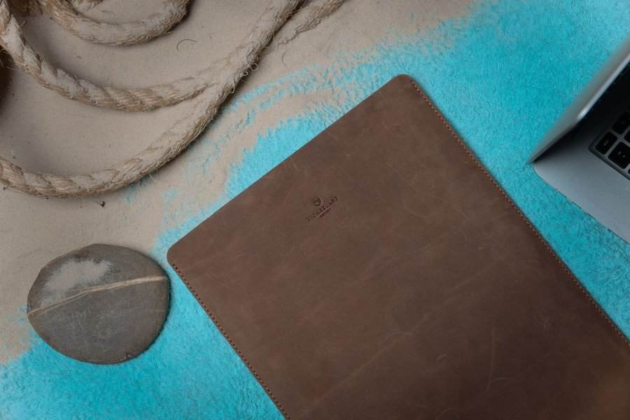 Чехол Stoneguard Rust Macbook 12 натуральная кожа