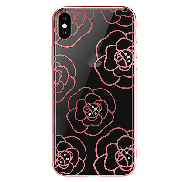 Чехол-накладка для iPhone XS Max Devia Crystal Camellia Case Rose Gold, Прозрачный
Чехол-накладка для iPhone XS Max Devia Crystal Camellia Case Rose Gold, Прозрачный