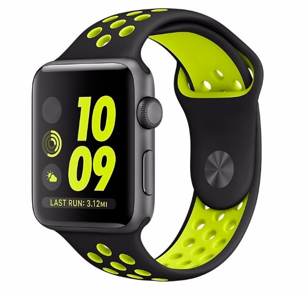 Силиконовый спортивный ремешок для Apple Watch 42/44 mm Perforated Band Black/Green
Силиконовый спортивный ремешок для Apple Watch 42/44 mm Perforated Band Black/Green