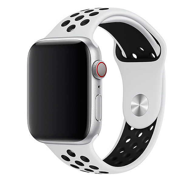 Силиконовый спортивный ремешок для Apple Watch 42/44 mm Perforated Band White/Black
Силиконовый спортивный ремешок для Apple Watch 42/44 mm Perforated Band White/Black
