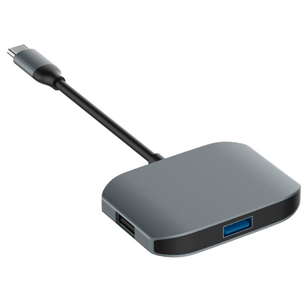 Переходник Type-C to HDMI/USB 3.0/USB 2.0 Comma Clian 
Переходник Type-C to HDMI/USB 3.0/USB 2.0 Comma Clian