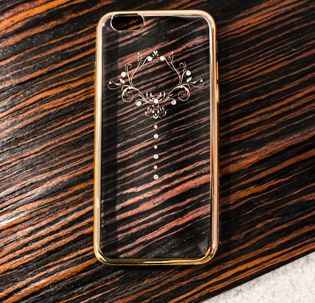 Прозрачный чехол со стразами для iPhone 6/6s Devia Crystal Iris Champagne Gold, Золотой
Прозрачный чехол со стразами для iPhone 6/6s Devia Crystal Iris Champagne Gold, Золотой