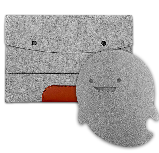 Cерый фетровый чехол-папка для Macbook Air 11" с фетровым ковриком под мышку Felt Folio Case, Серый
Cерый фетровый чехол-папка для Macbook Air 11" с фетровым ковриком под мышку Felt Folio Case, Серый