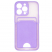 Цвет изображения Чехол для iPhone 13 Pro с отделением для карт Bubble Slim Case аметистовый