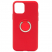 Цвет изображения Чехол для iPhone 11 Pro Max с кольцом красный