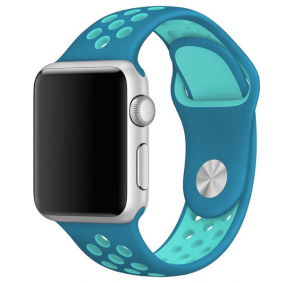 Цвет изображения Ремешок Apple Watch 42/44/45/49 mm Perforated Sport Band Light Blue/Turquoise