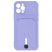 Цвет изображения Чехол для iPhone 12 Pro с отделением для карт Button Card Case аметистовый
