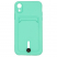 Цвет изображения Чехол для iPhone XR с отделением для карт Button Card Case бирюзовый