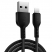 Цвет изображения Черный усиленный USB-кабель Lightning Hoco X20 2.4A 3m