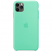 Цвет изображения Чехол для iPhone 11 Pro Max Silicone Case силиконовый зеленое яблоко