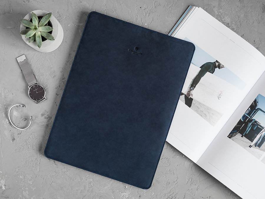 Кожаный чехол для Macbook Pro 15 New 2016 Stoneguard Ocean
