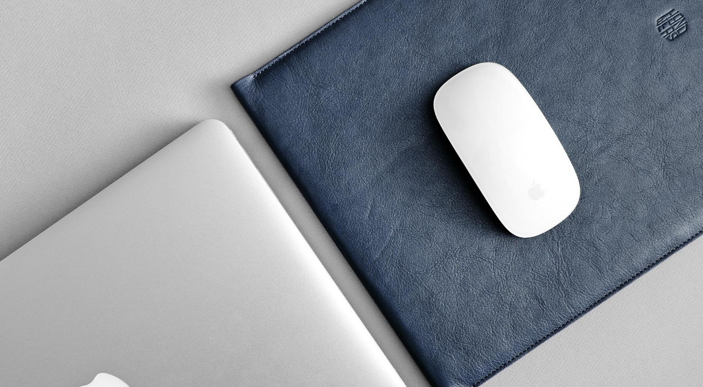 Синий чехол-конверт для Macbook 12 Handwers Hike
