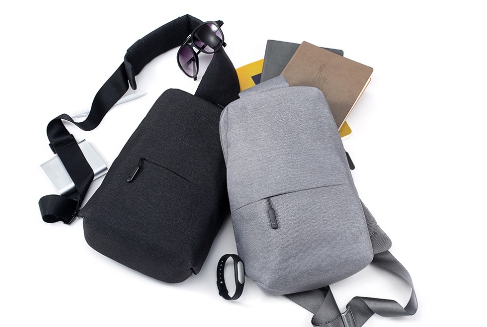 Серый многофункциональный рюкзак Xiaomi Chest Bag 