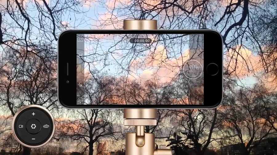 Монопод с Bluetooth-кнопкой Momax Selfie Pro Selfie Pod 90 см Rose 