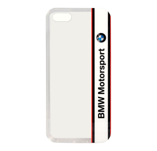 

Прозрачный силиконовый чехол для iPhone 5/5s/SE BMW Motorsport White