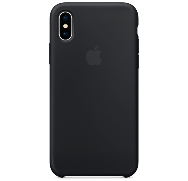 

Черный силиконовый чехол для iPhone X/XS Silicone Case