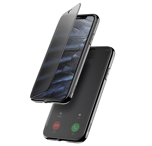 

Чехол-книжка для iPhone XR Baseus Visible and Touchable Case Black, Черный