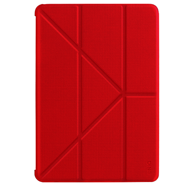 

Красный чехол-книжка для iPad Mini 5 Uniq Transforma Rigor with Pencil Slot