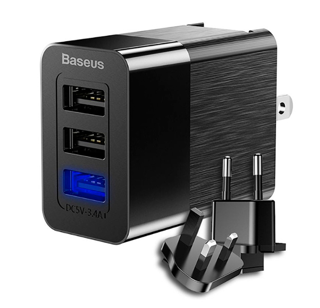 

Сетевое зарядное устройство Baseus Duke Universal Travel Charger 3 USB 3,4 A