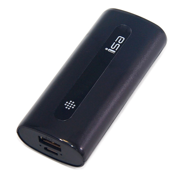 

Черное портативное зарядное устройство Universal Powerbank 5000 mAh