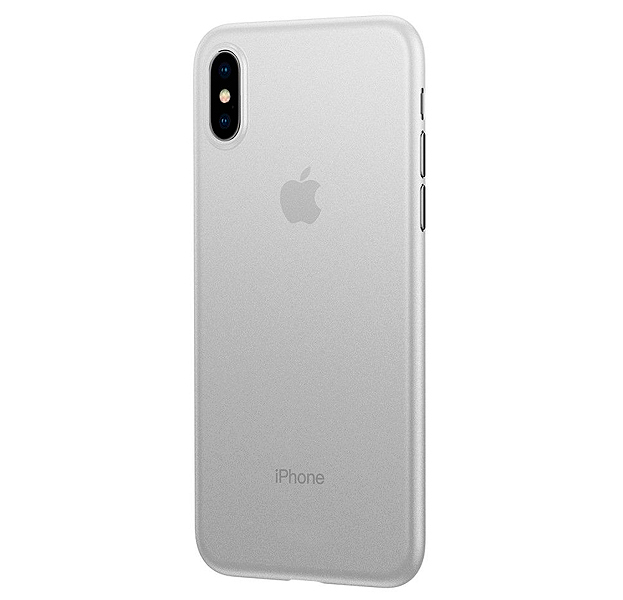 

Ультратонкий чехол-накладка для iPhone X/XS Devia Naked Ultra Thin Case White, Белый