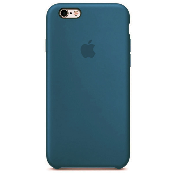 

Серо-синий силиконовый чехол для iPhone 6/6S Silicone Case