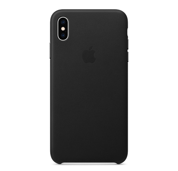 

Черный кожаный чехол для iPhone X/XS Leather Case