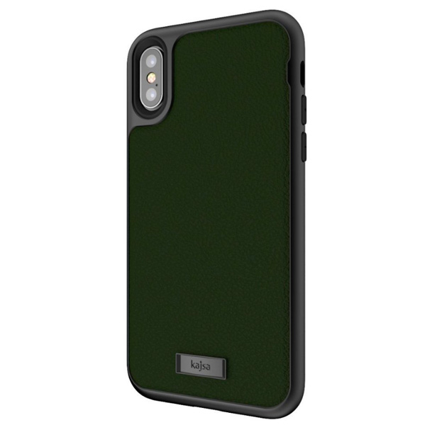 

Чехол-накладка для iPhone X/XS Kajsa Luxe Collection Emerald, Зеленый