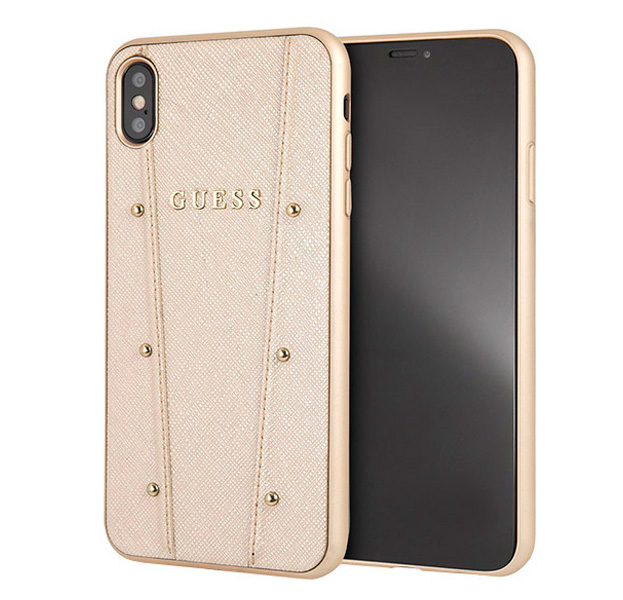 

Чехол-накладка для iPhone XS Max Guess KAIA Collection Gold, Золотой