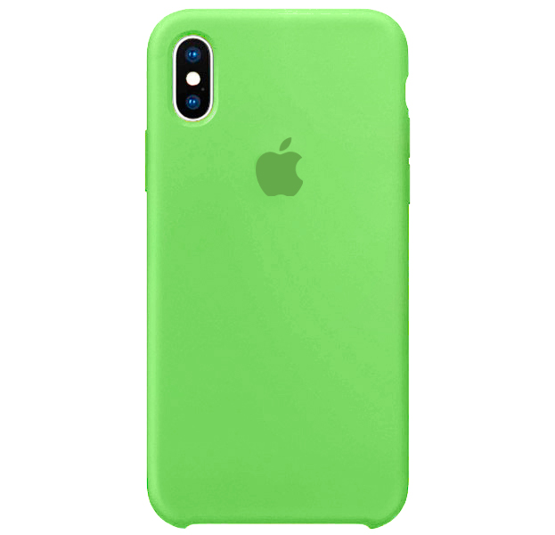 

Мятный силиконовый чехол для iPhone X/XS Silicone Case, Зеленый