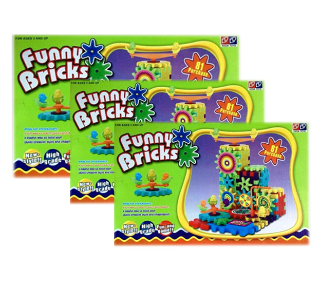 

Детский развивающий конструктор Funny Bricks (3 набора)