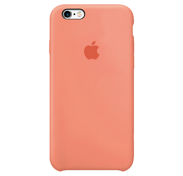 

Персиковый силиконовый чехол для iPhone 6/6S Silicone Case, Оранжевый