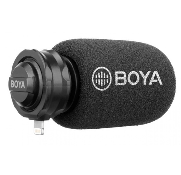 

Микрофон с ветрозащитой Boya BY-DM200 с разъемом Lightning
