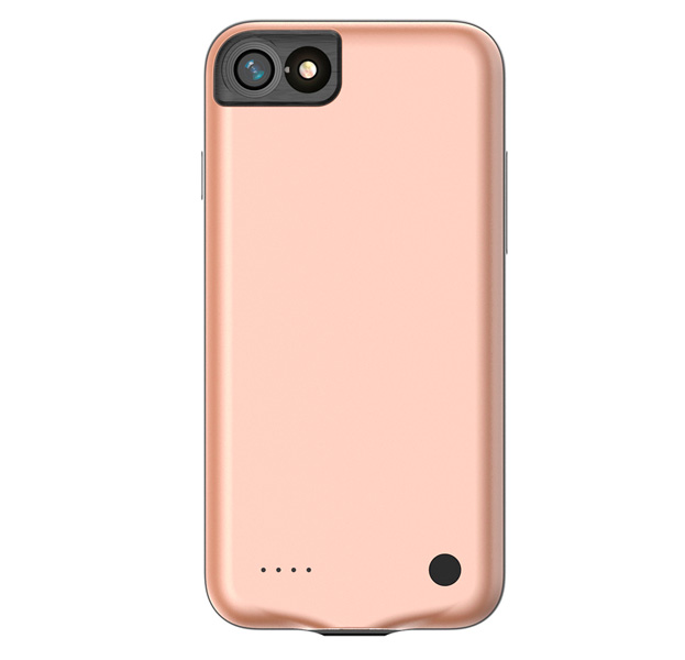 

Розовый чехол с аккумулятором для iPhone 7/8 Baseus Geshion Backpack 2500 mAh