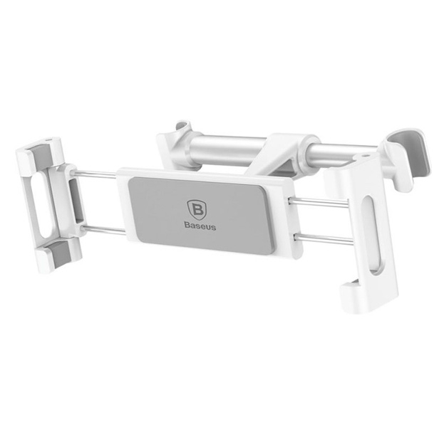 

Белый автодержатель на подголовник для планшетов Baseus Car Mount