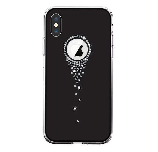 

Чехол-накладка для iPhone XS Max Devia Crystal Angel Tears Case Black, Черный