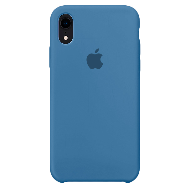

Синий силиконовый чехол для iPhone XR Silicone Case