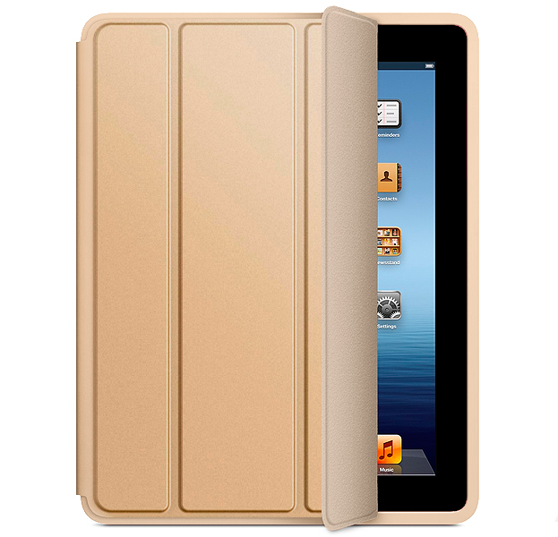 

Золотистый чехол для iPad 2/3/4 Smart Case, Золотой