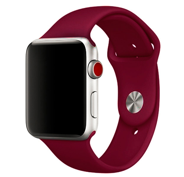 

Малиновый ремешок для Apple Watch 38/40 mm Sport Band