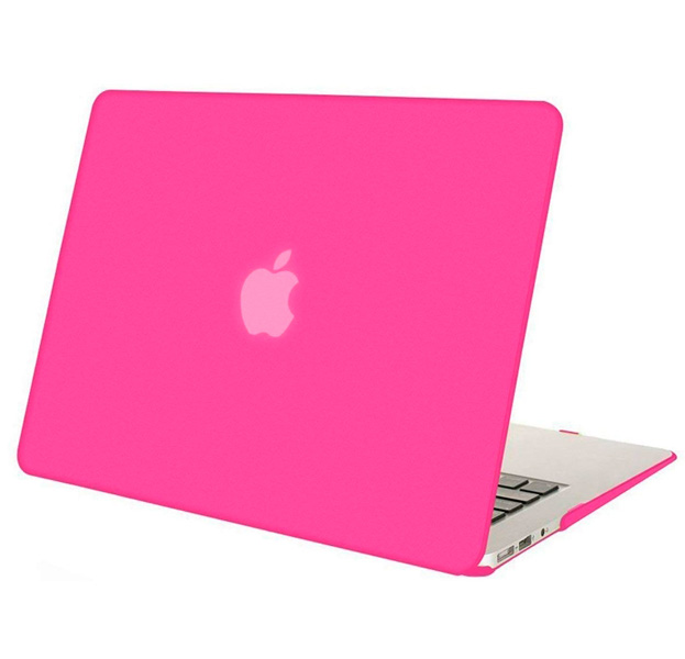 

Ярко-розовая пластиковая накладка для Macbook Air 11", Розовый