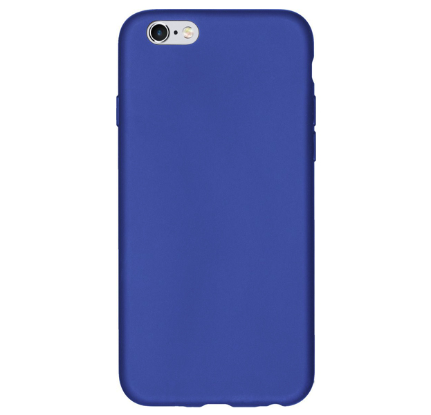 

Синий матовый чехол-накладка для iPhone 6/6S Anycase