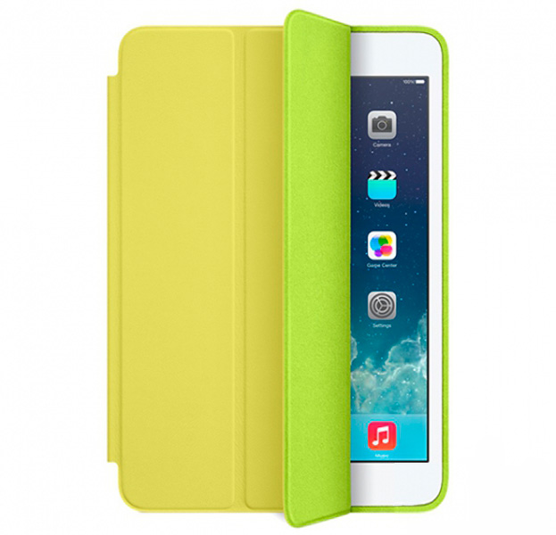 

Желтый чехол для iPad Mini Smart Case