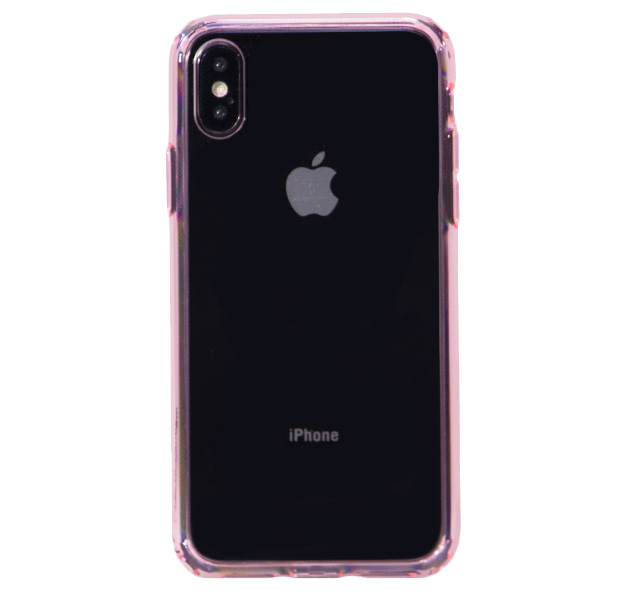 

Чехол-накладка для iPhone X/XS Rock Pure Series Transparent Pink, Прозрачный