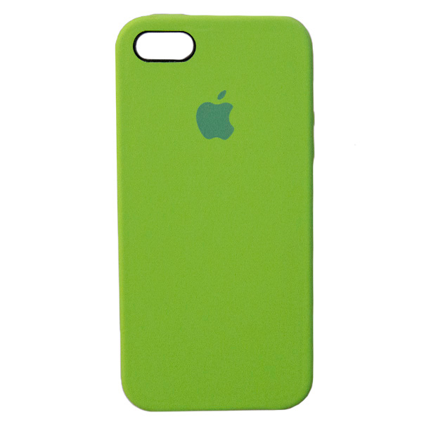 

Зеленый силиконовый чехол для iPhone 5/5S/SE Silicone Case