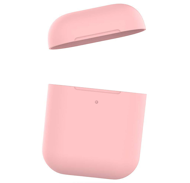 

Розовый силиконовый чехол для Apple AirPods 2