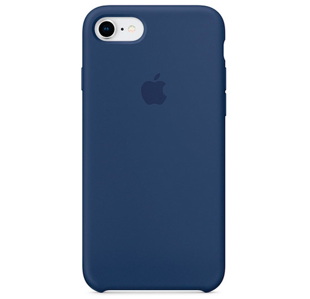 

Кобальтовый силиконовый чехол для iPhone 7/8 Silicone Case, Синий