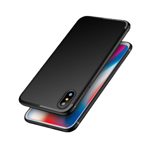 

Черный силиконовый чехол для iPhone XS Max Brauffen Case