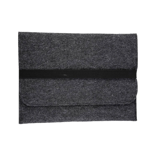 

Темно-серый фетровый чехол для Macbook 12 Elastic Clasp Case