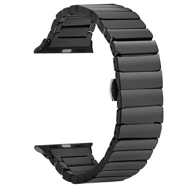 

Черный керамический ремешок для Apple Watch 42/44 mm Ceramic Watchband