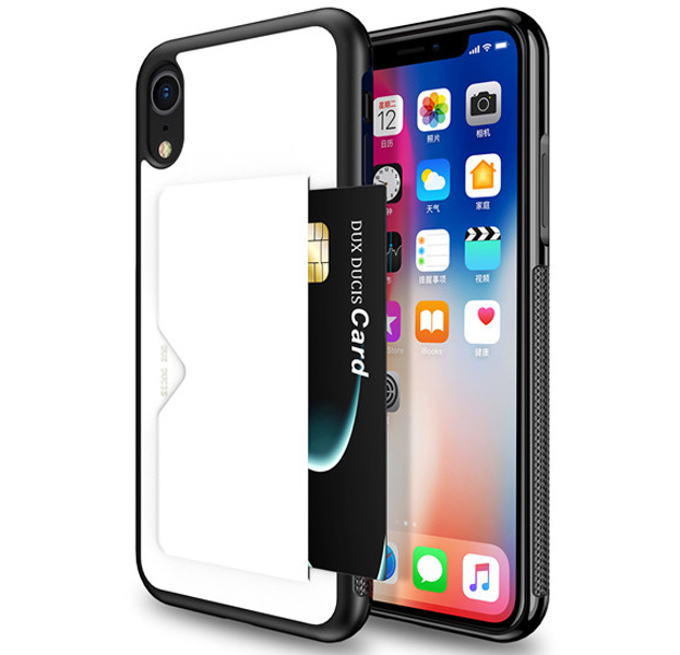 

Белый чехол для iPhone XR Dux Ducis Pocard Series